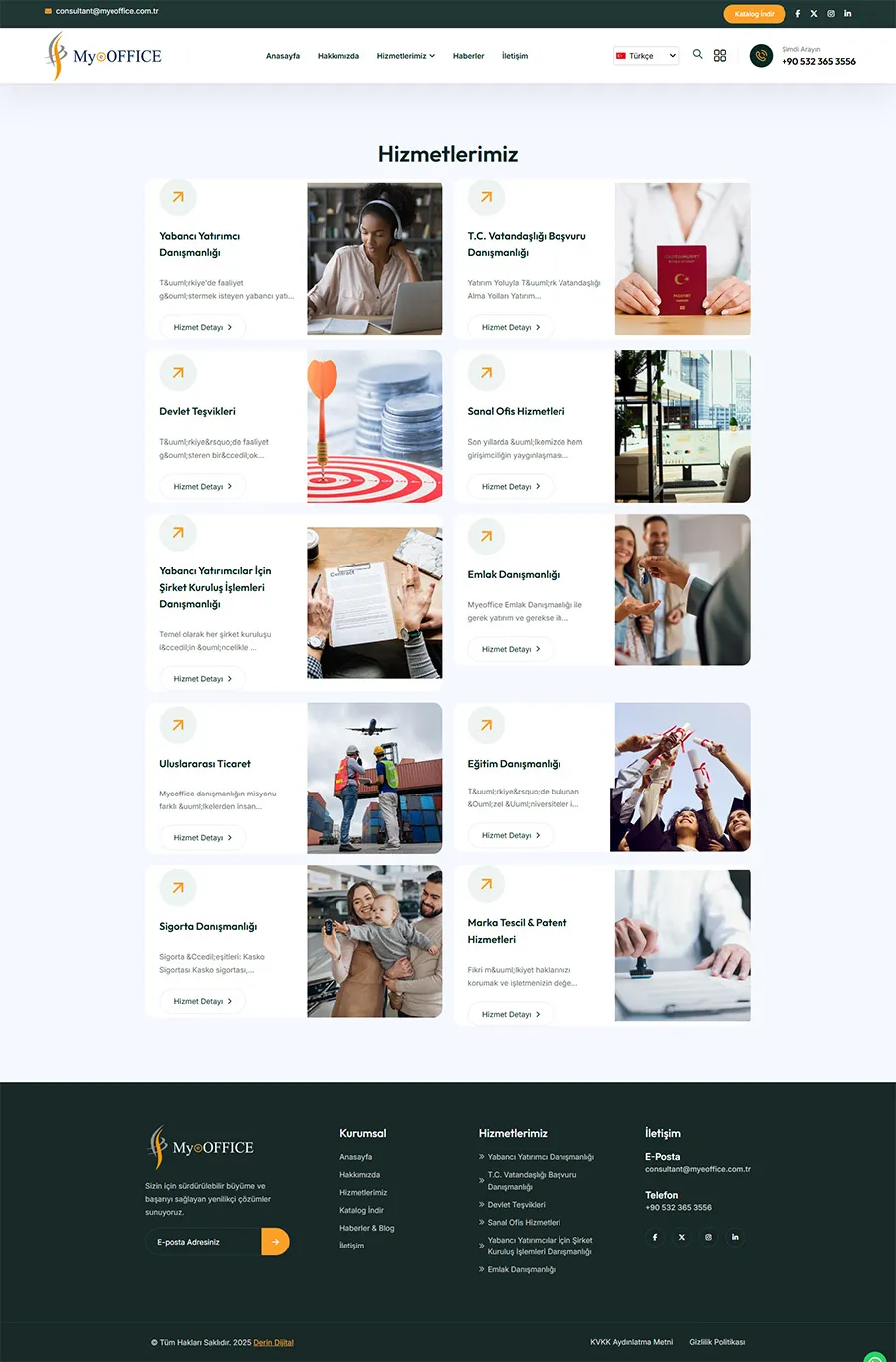 MYE Office Web Projesi