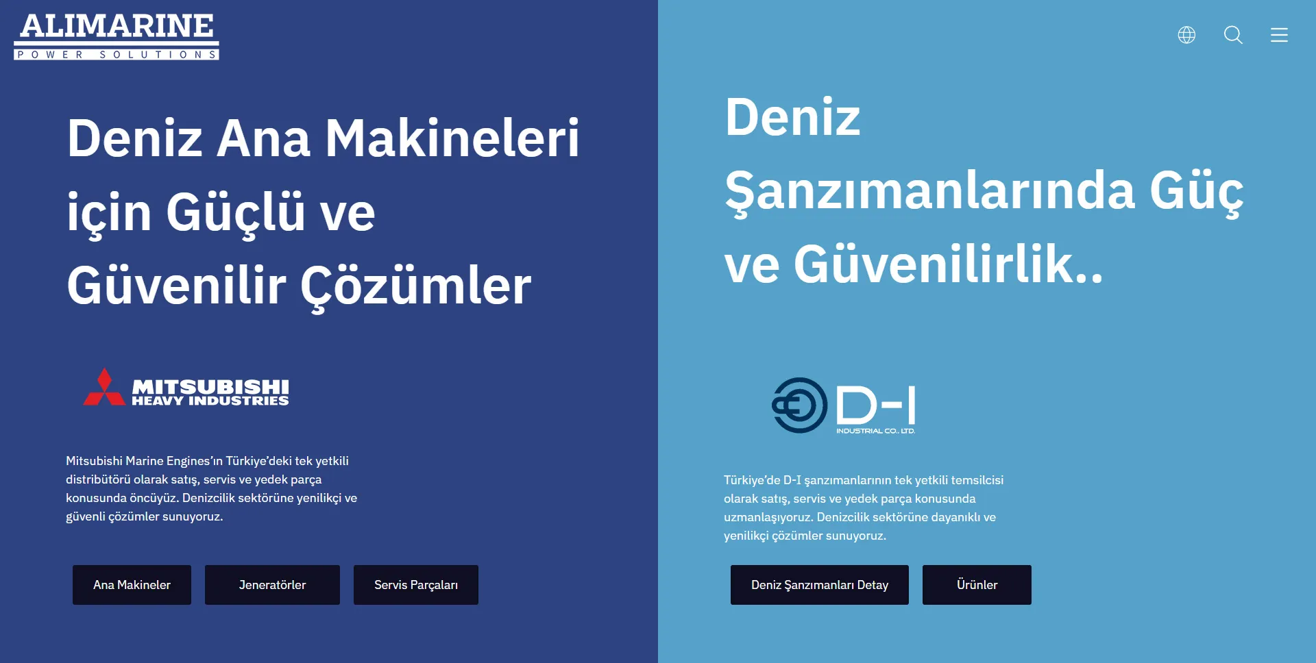 ALIMARINE Web Projesi