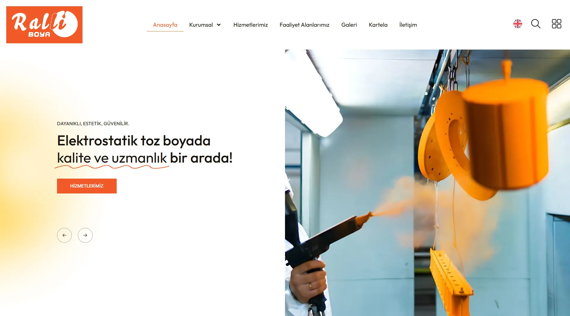 Ralli Boya Web Site Projesi