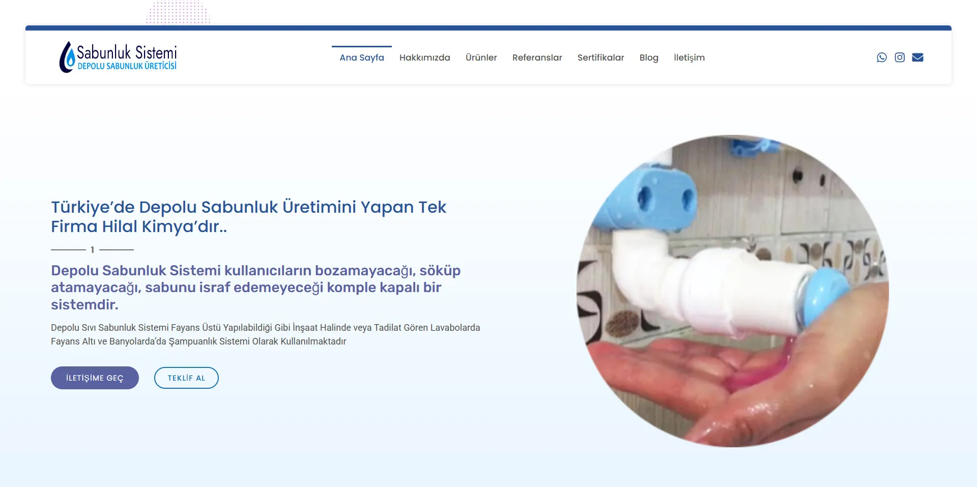 Sabunluk Sistemi Web Projesi