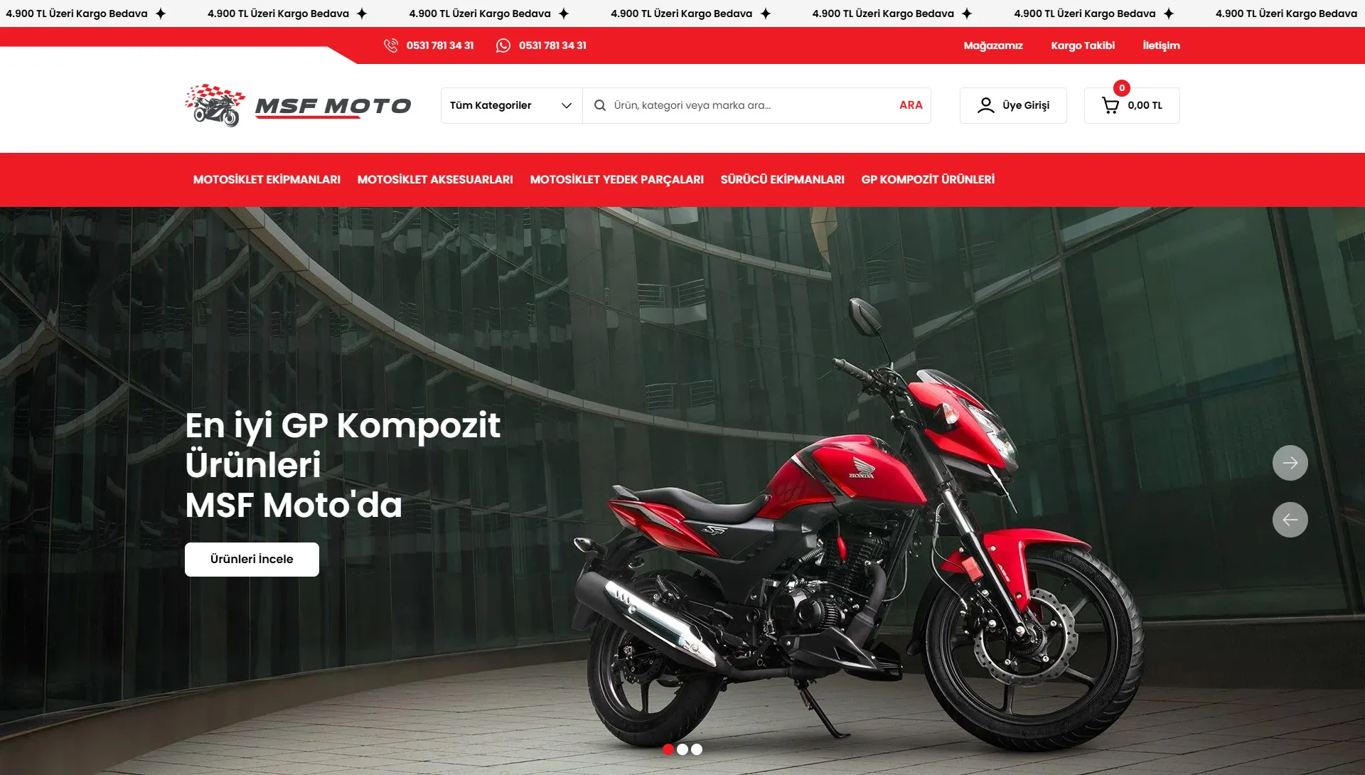 MSF Moto E-Ticaret Projesi