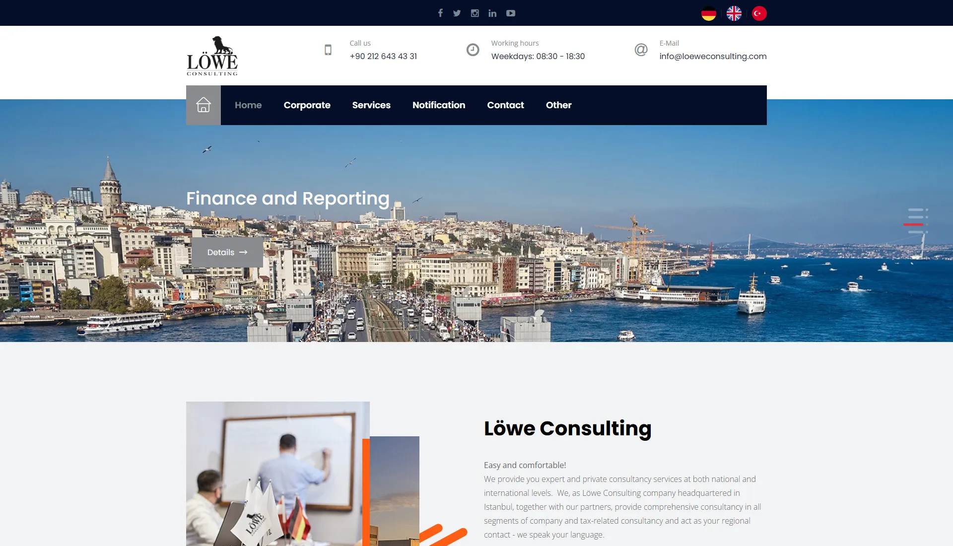 Loewe Consulting Web Site Projesi