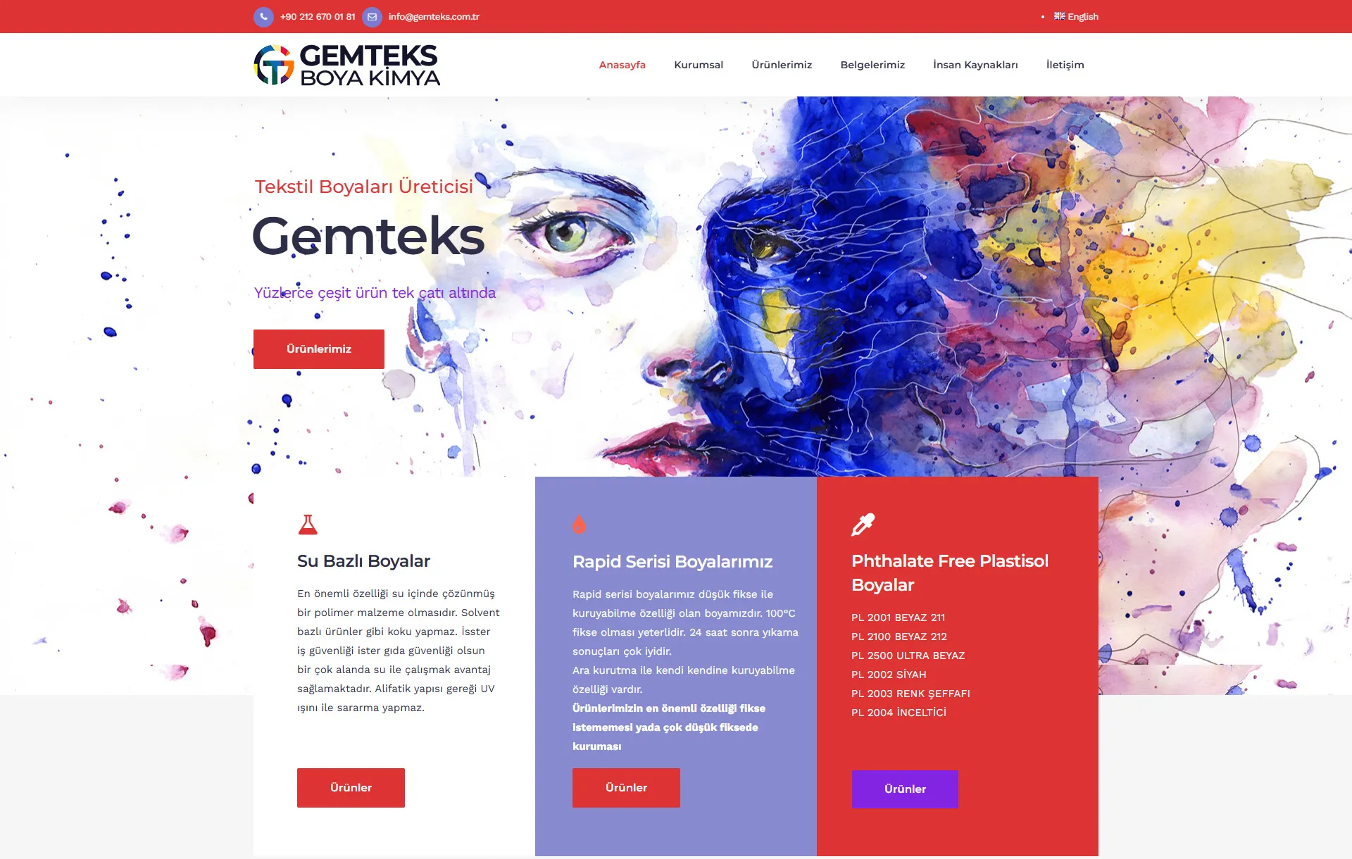 Gemteks Web Projesi