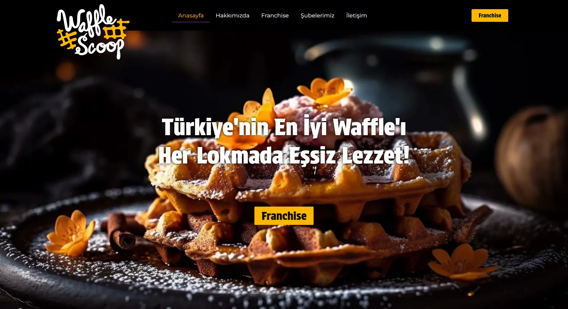 Waffle Scoop Web Projesi