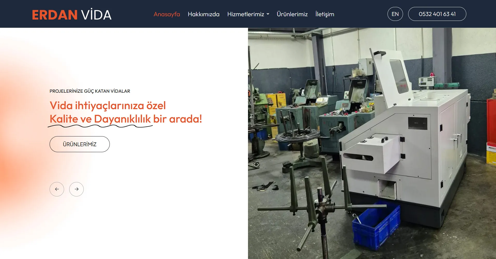 Erdan Vida Web Projesi