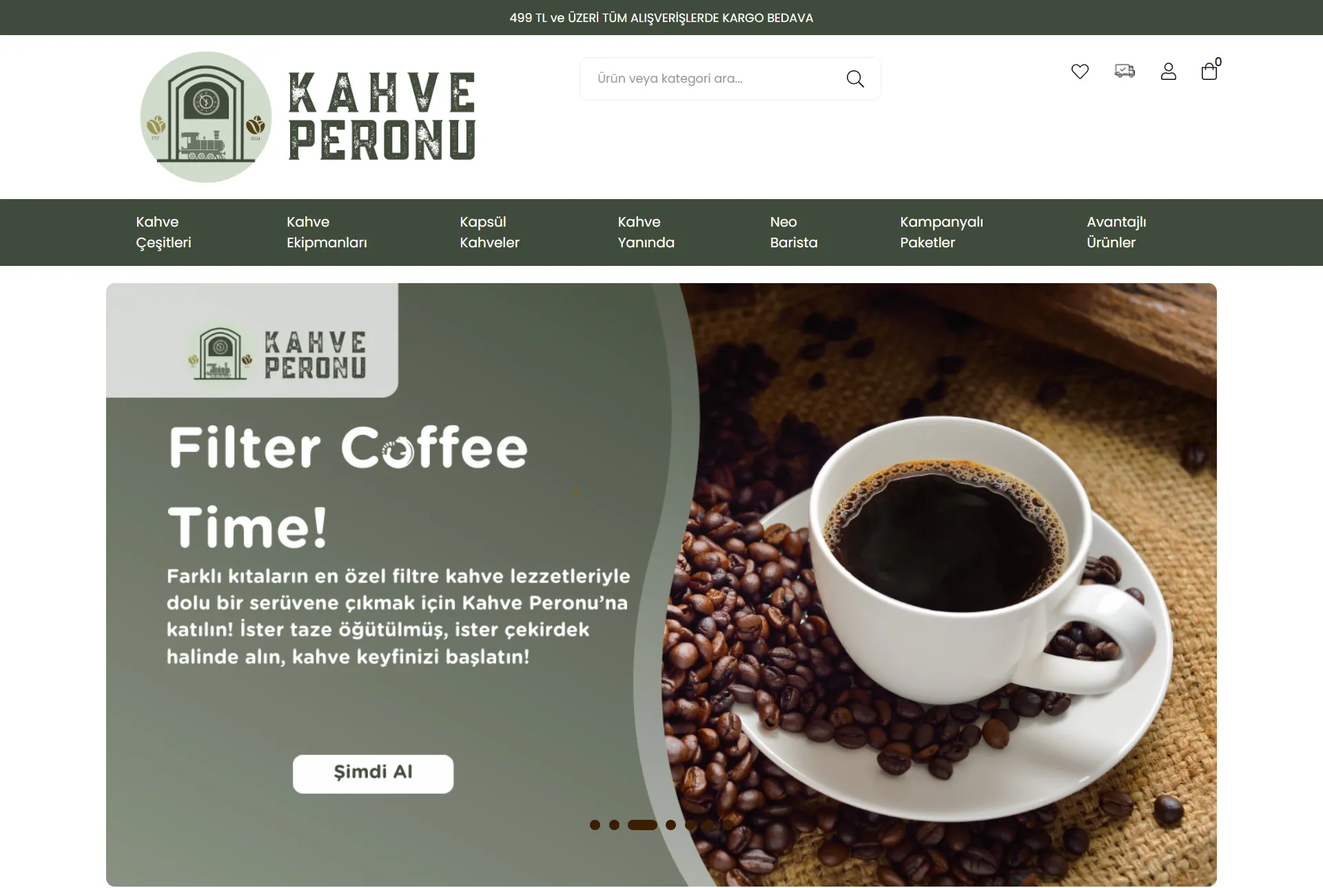 Kahve Peronu E-Ticaret Projesi