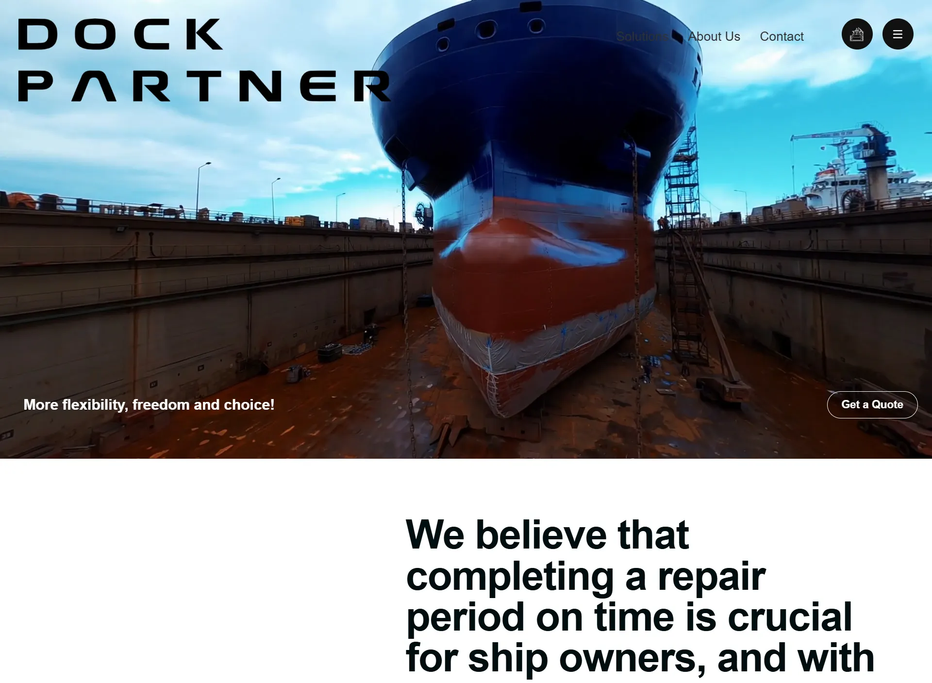 Dock Partner Web Projesi