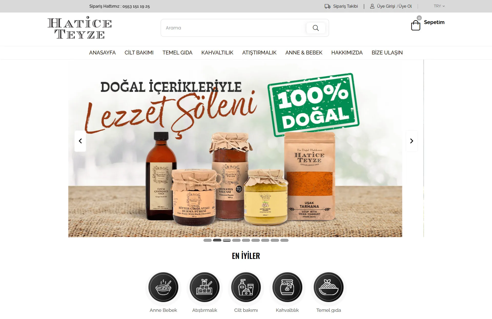 Hatice Teyze E-Ticaret Projesi