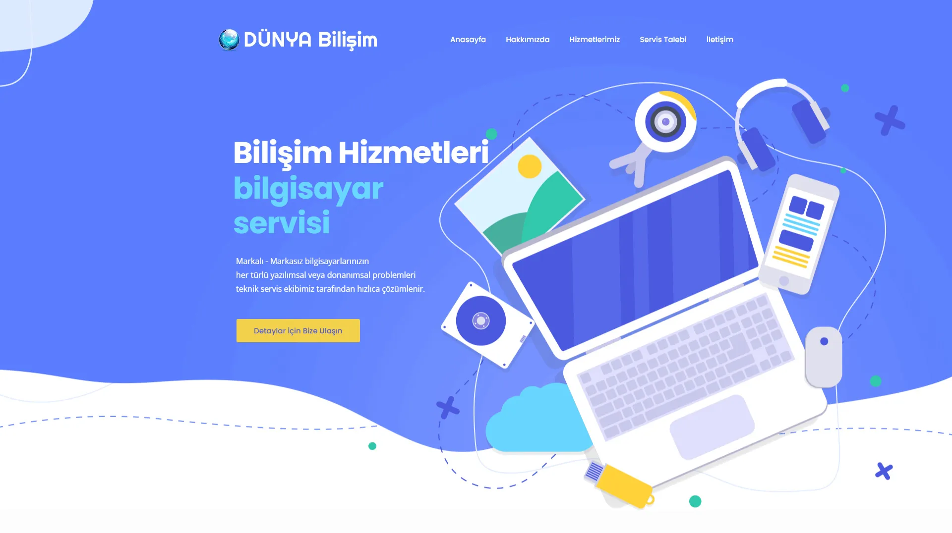 Dünya Bilişim Web Projesi