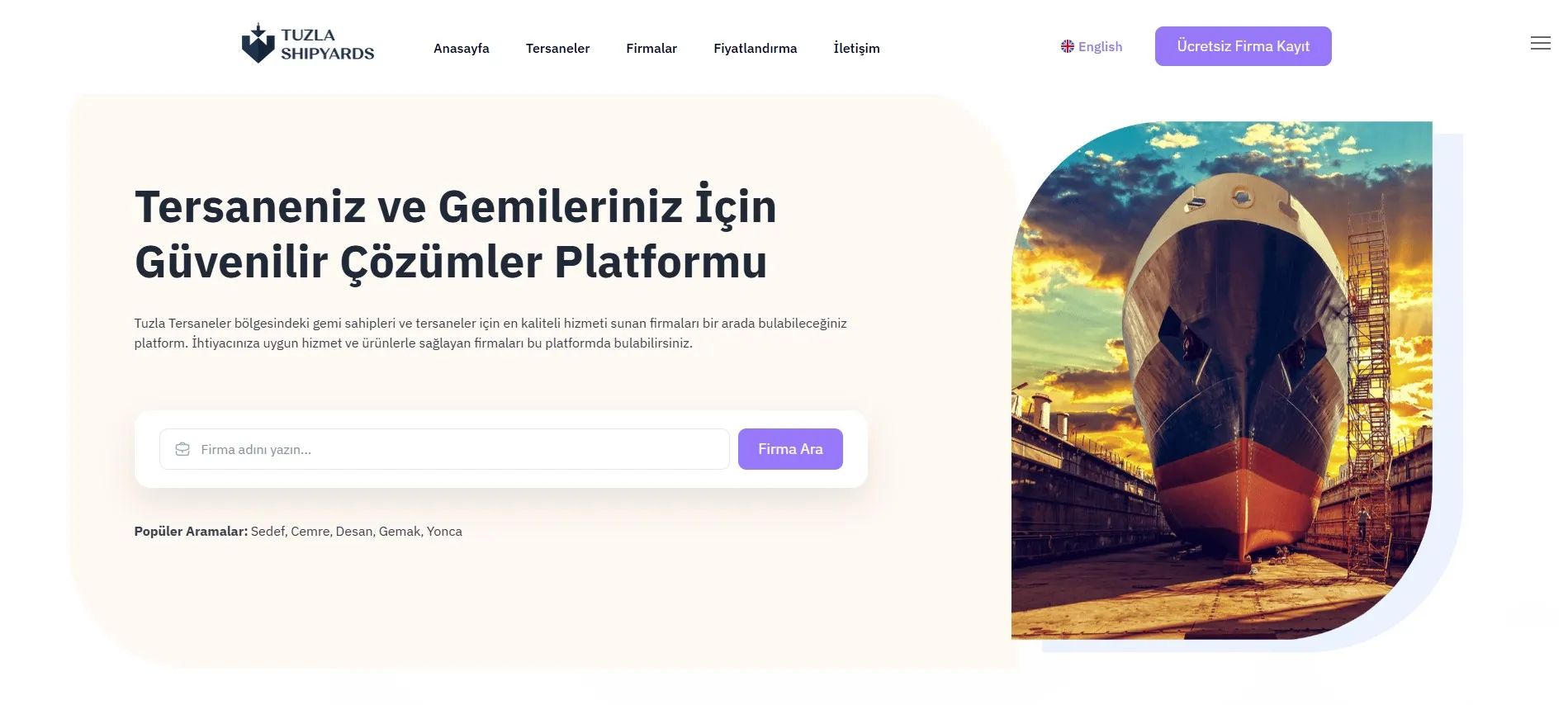 Tuzla Shipyards: Tersaneler ve Gemiler İçin Güvenilir Çözümler Platformu