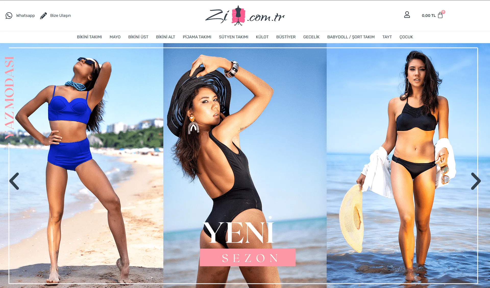 zi.com.tr E-Ticaret Projesi