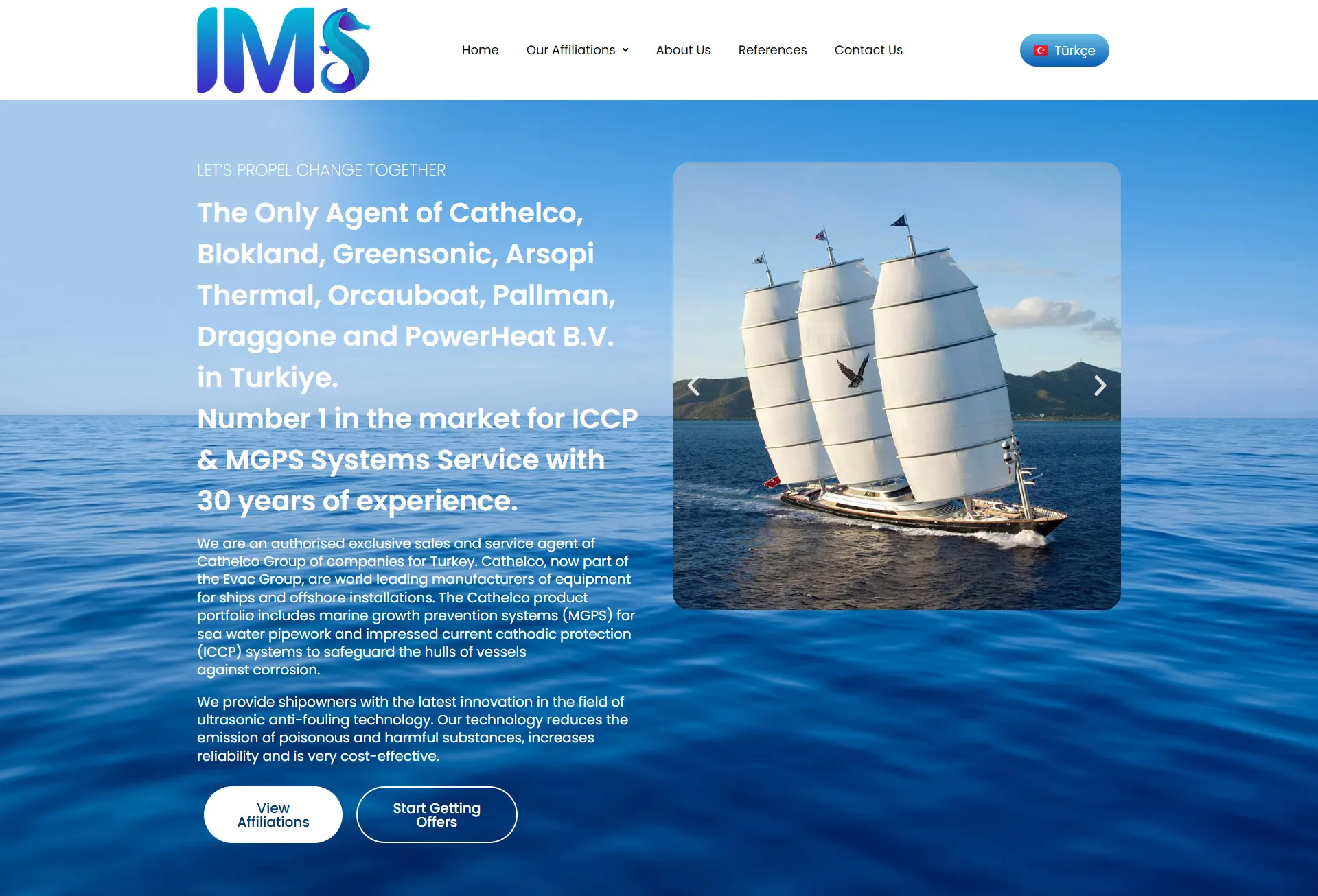 IMS Denizcilik Web Projesi