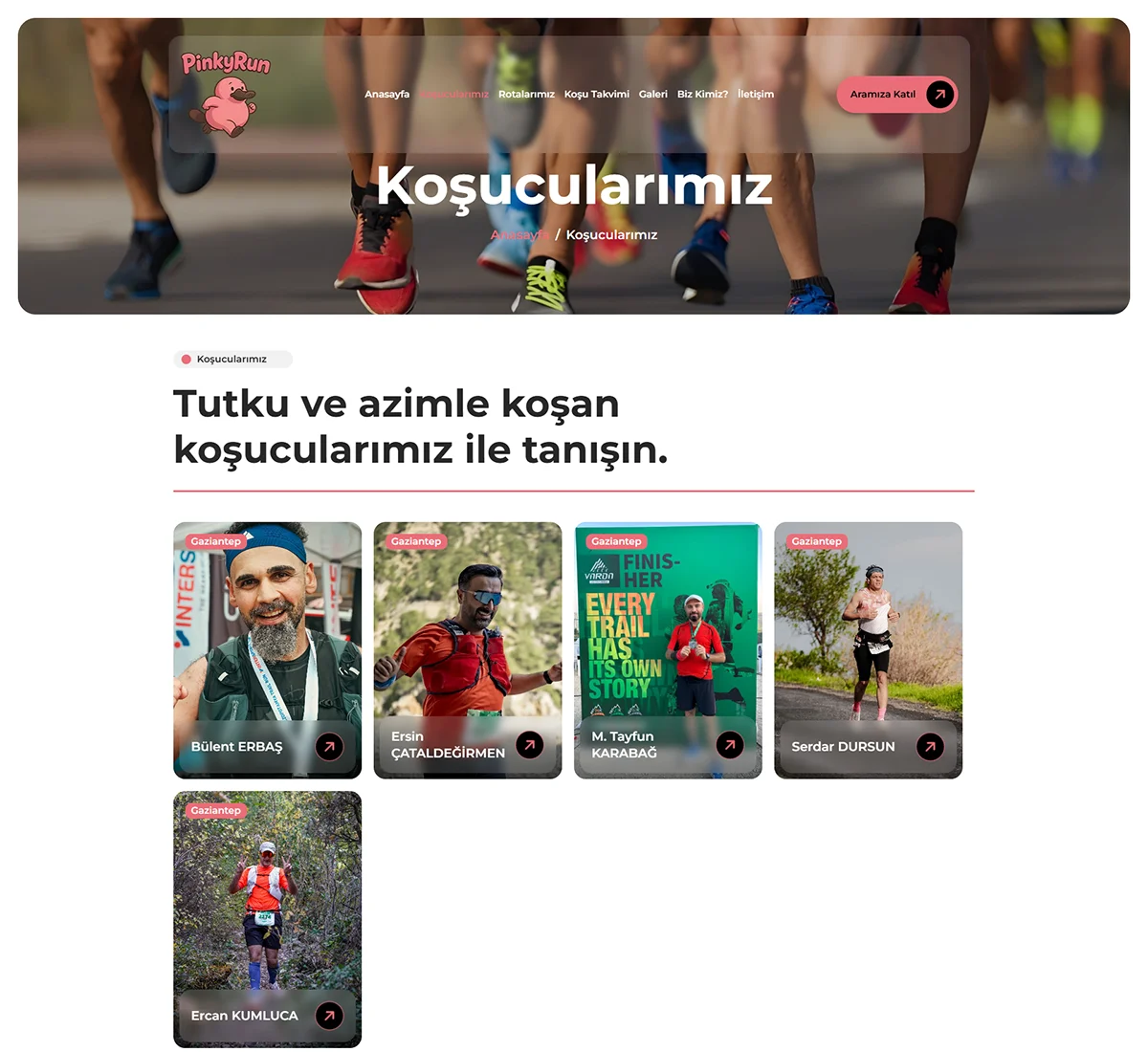 Pinkyrun Web Sitesi Projesi