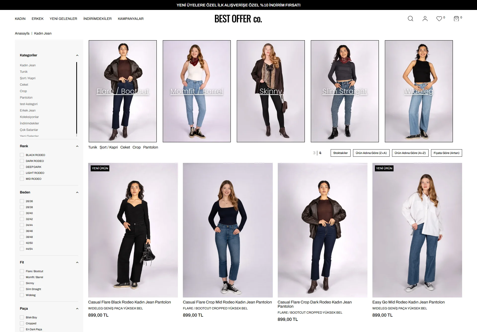 BEST OFFER E-Ticaret Projesi