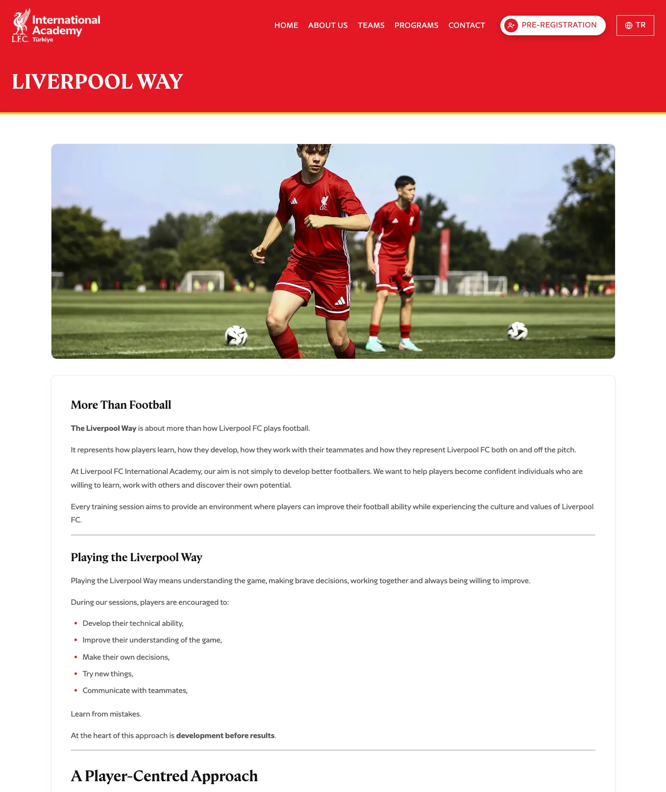 Liverpool FC International Academy Türkiye